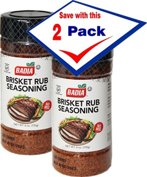 Badia Brisket Rub Seasoning 6 oz Pack of 2
